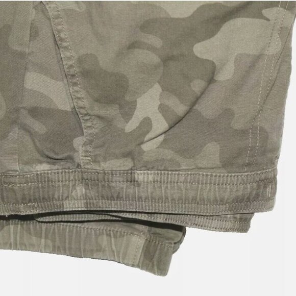 Lands End Camouflage Boys Pants Elastic Waistband Pull On Drawstring - NEW - Picture 2 of 4